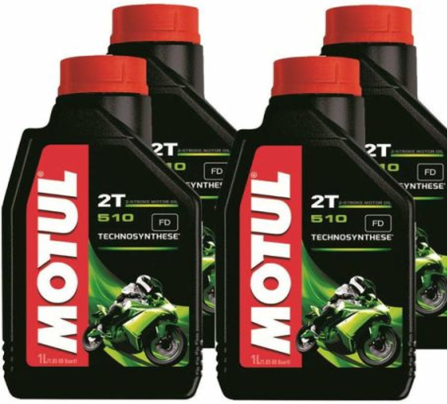 Lubricants *  | Motul 104028-Cs 510 2T Premix Synthetic Blend, 4 Pack 33.81 Fluid_Ounces