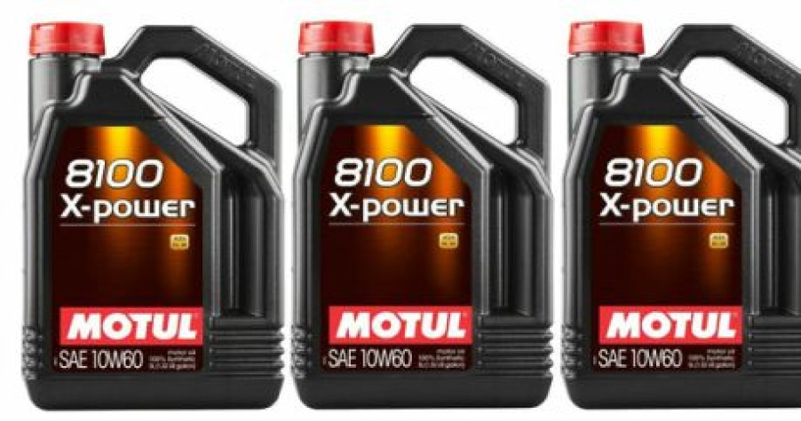 Fuel & Oil Treatment *  | Motul 8100 X-Power 10W60 15 Liters Fully Synthetic Engine Motor Oil 3 X 5L