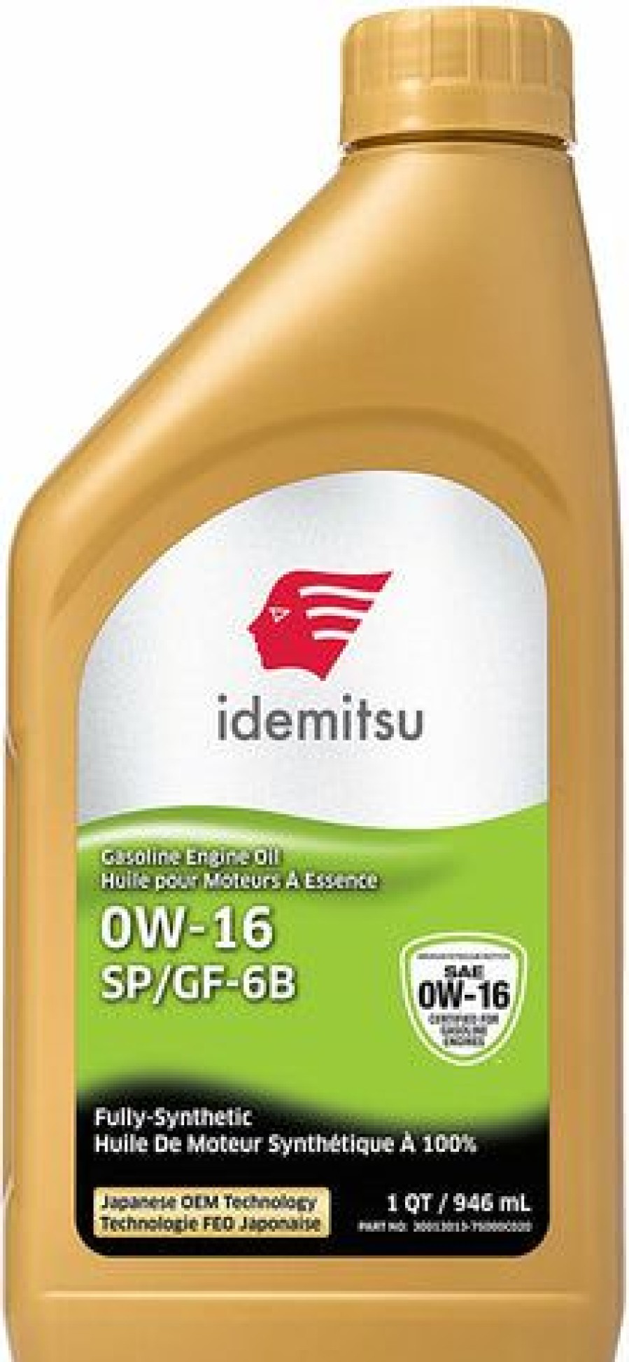 Fuel & Oil Treatment *  | Idemitsu Full Synthetic 0W-16 Engine Oil Sp/Gf-6B 1 Quart (30013013-75000C020)