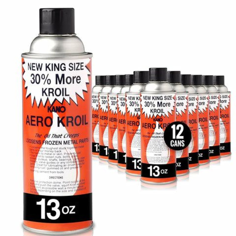 Fuel & Oil Treatment *  | Kano Kroil Penetrating Oil (Aerokroil), 13 Oz. Aerosol, Pack Of 12