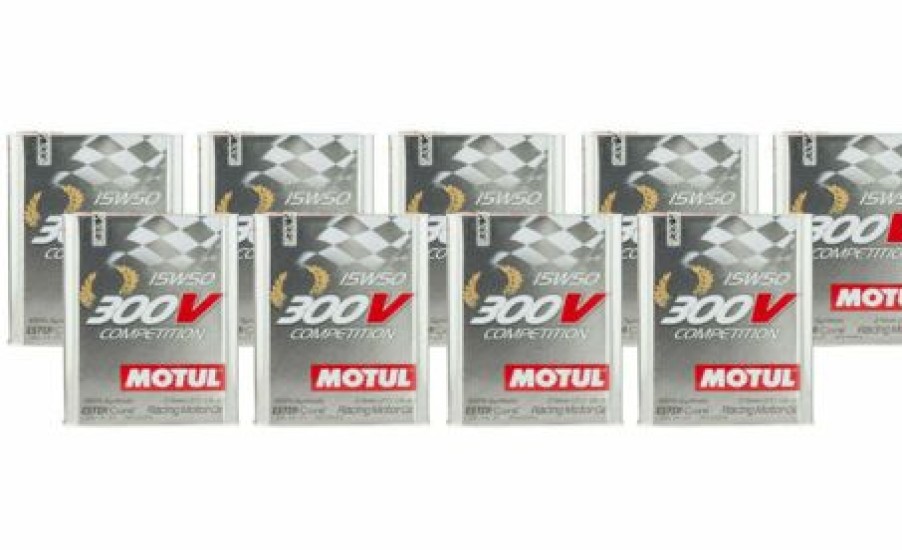 Fuel & Oil Treatment *  | Motul 300V Competition 15W50 18L Fully Synthetic Racing Engine Motor Oil 9 X 2L