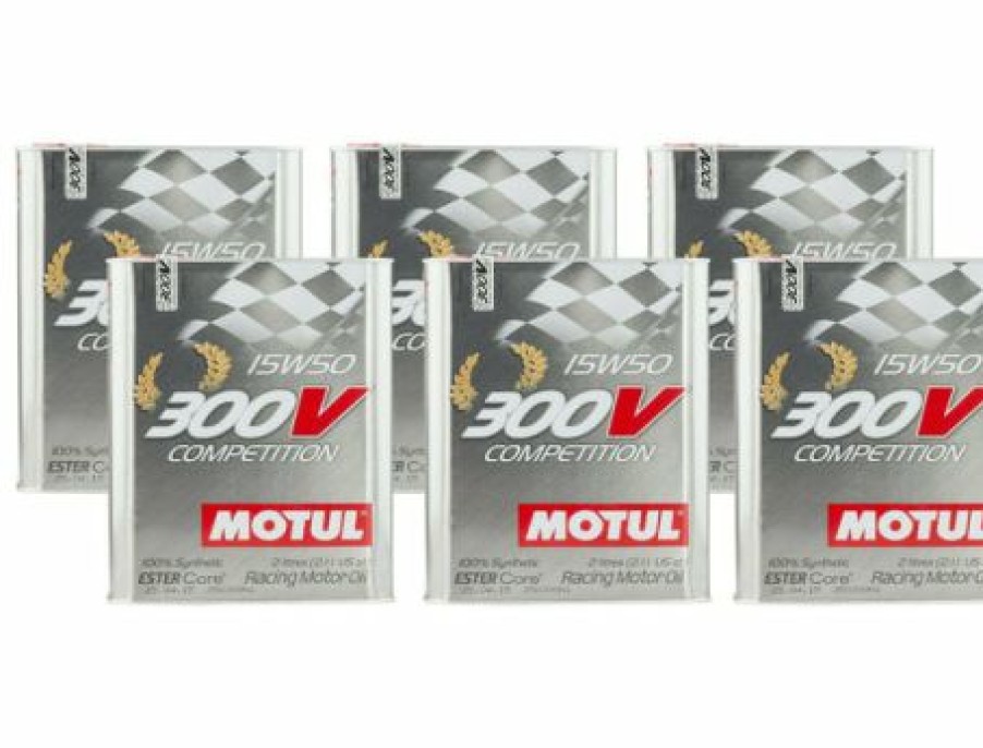 Fuel & Oil Treatment *  | Motul 300V Competition 15W50 12L Fully Synthetic Racing Engine Motor Oil 6 X 2L