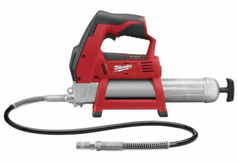 Lubricants *  | Milwaukee 2446-20 12V M12 Cordless Lithium-Ion Grease Gun Bare Tool