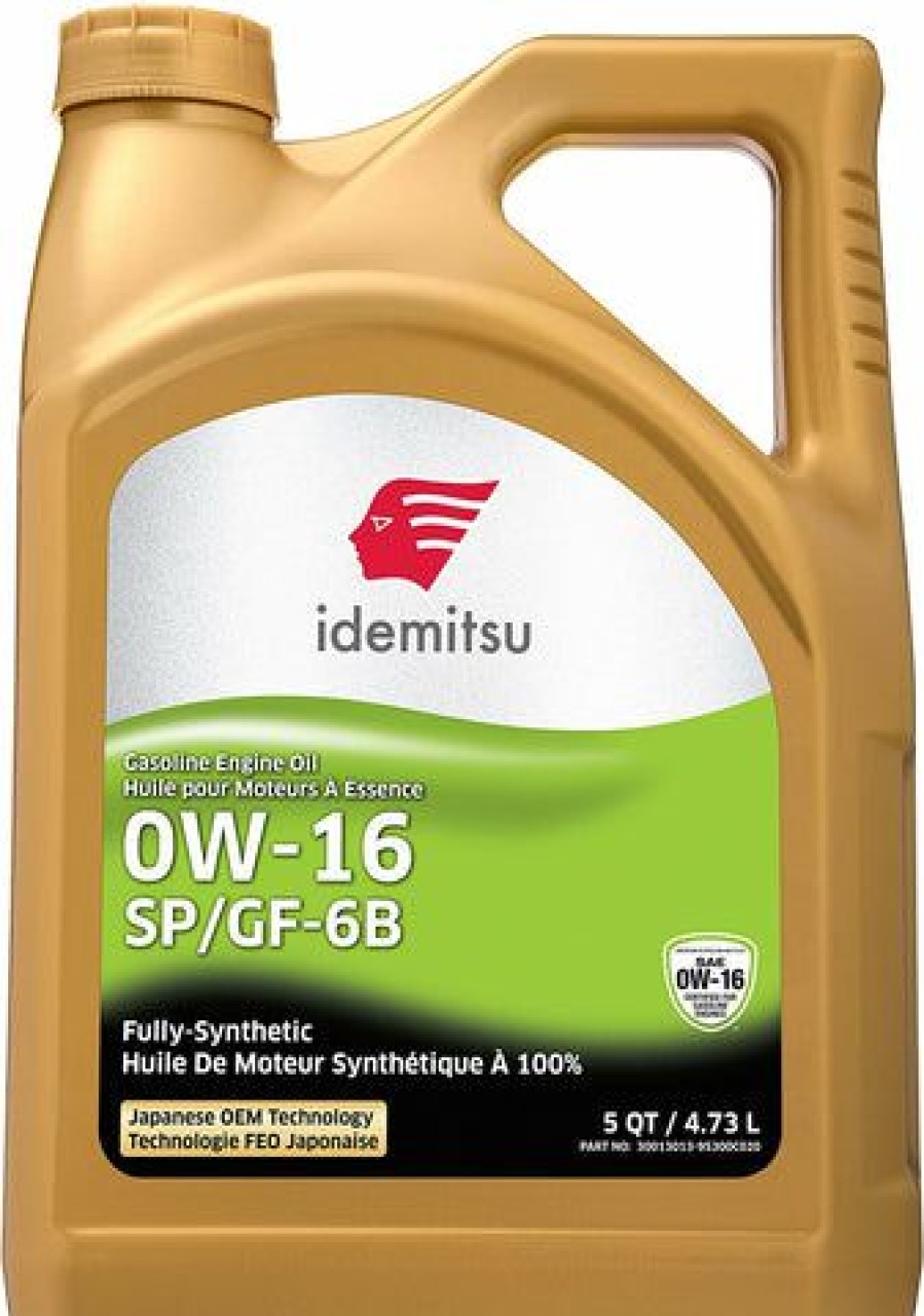 Fuel & Oil Treatment *  | Idemitsu Full Synthetic 0W-16 Engine Oil Sp/Gf-6B 5 Quart