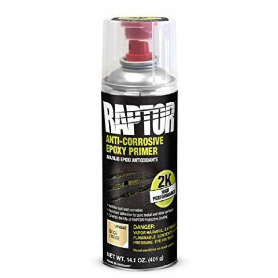 Truck Bed Liner Kits & Products *  | U-Pol Raptor 2K Aerosol Anti-Corrosive Epoxy Primer- Beige