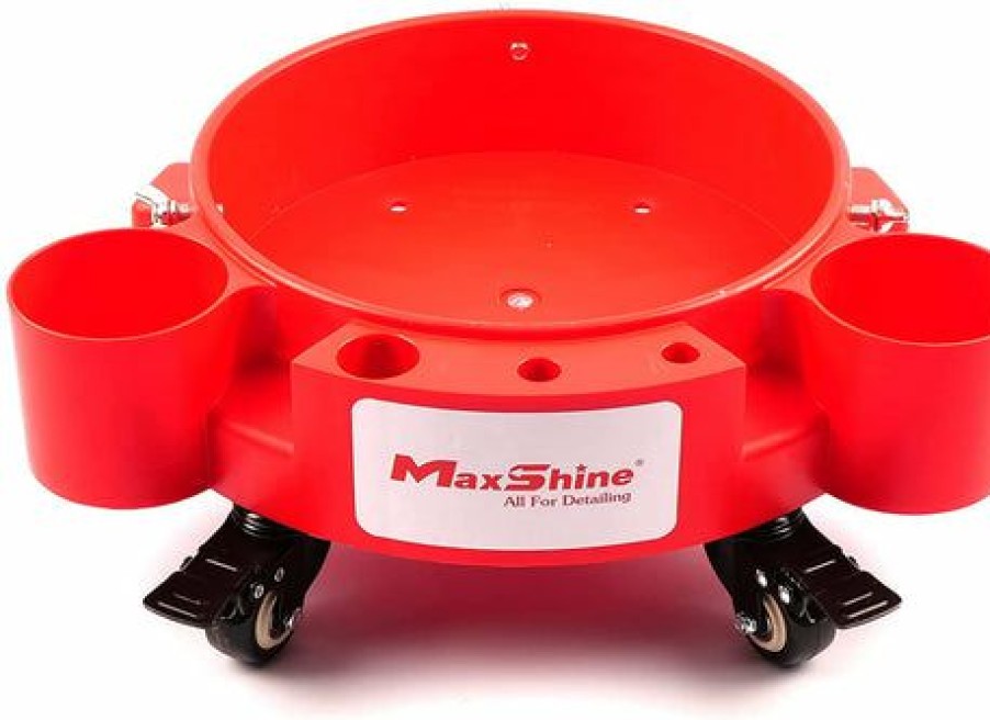 Auto Tools *  | Maxshine Rolling Bucket Dolly (Red)