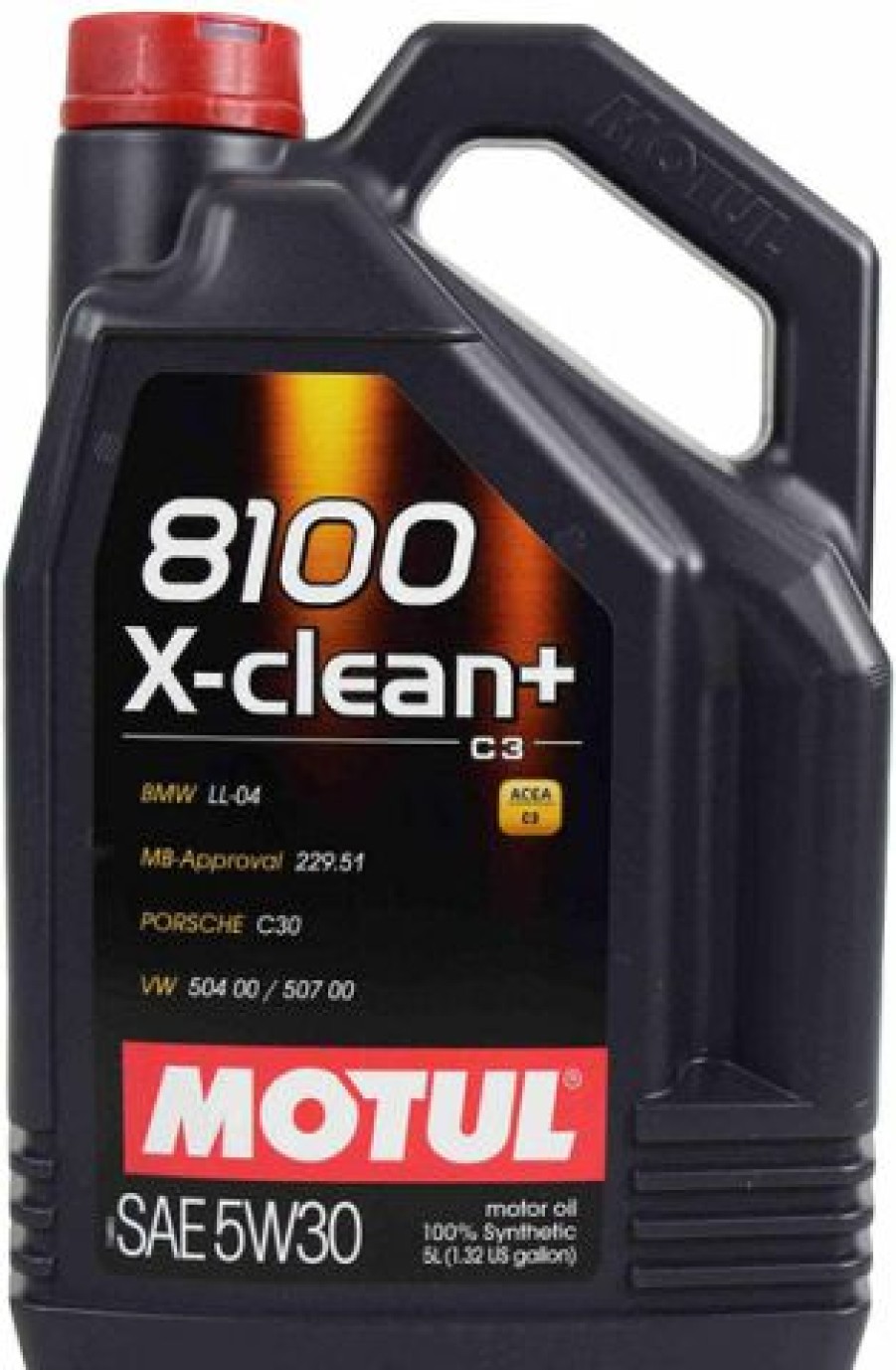 Lubricants *  | Motul 106377 Set Of 4 8100 X-Clean+ 5W-30 Motor Oil 5-Liter Bottles