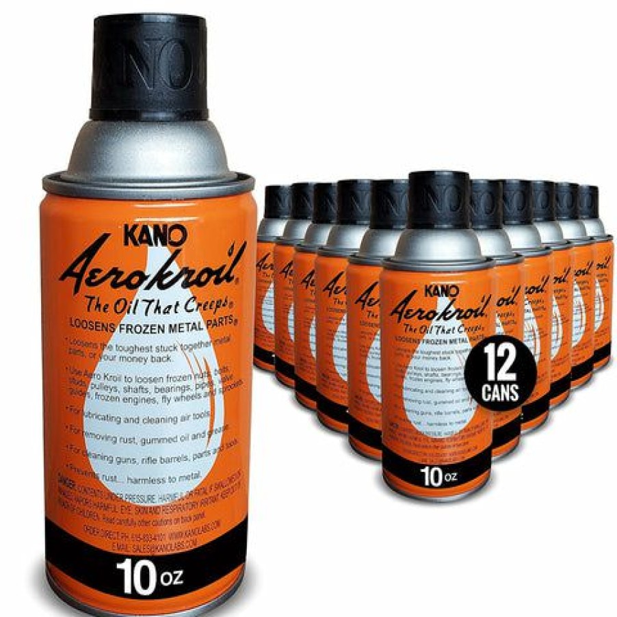 Lubricants *  | Kano Kroil Penetrating Oil (Aerokroil), 10 Oz. Aerosol, Pack Of 12