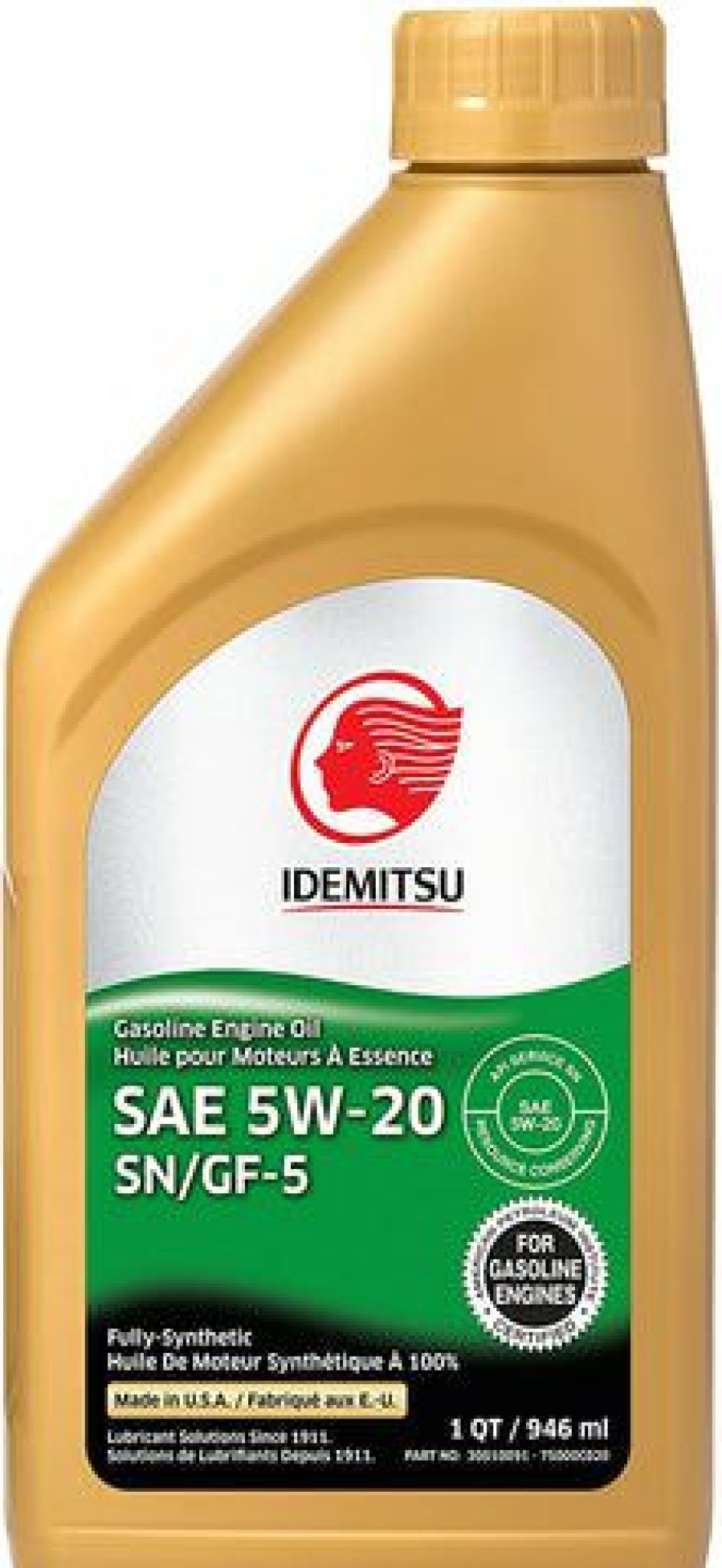 Fuel & Oil Treatment *  | Idemitsu Full Synthetic 5W-20 Engine Oil (Sn/Gf-5-1 Quart), 32. Fl Oz