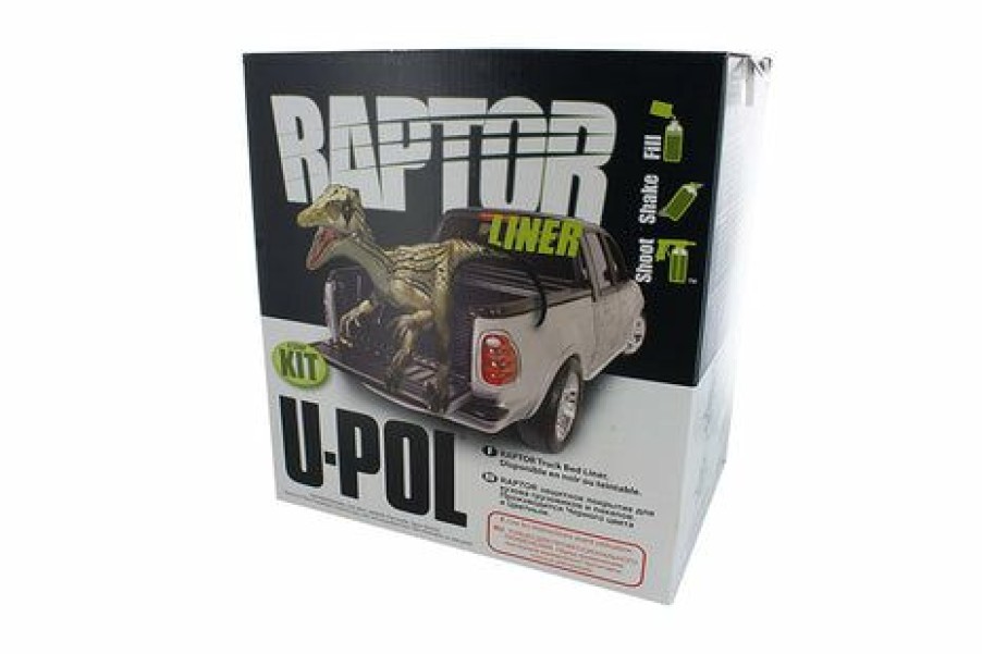 Truck Bed Liner Kits & Products *  | U-Pol Raptor Tintable Truck Bed Liner 4 Liter Kit W/Light Green Color Tint Pouch 1.5Oz