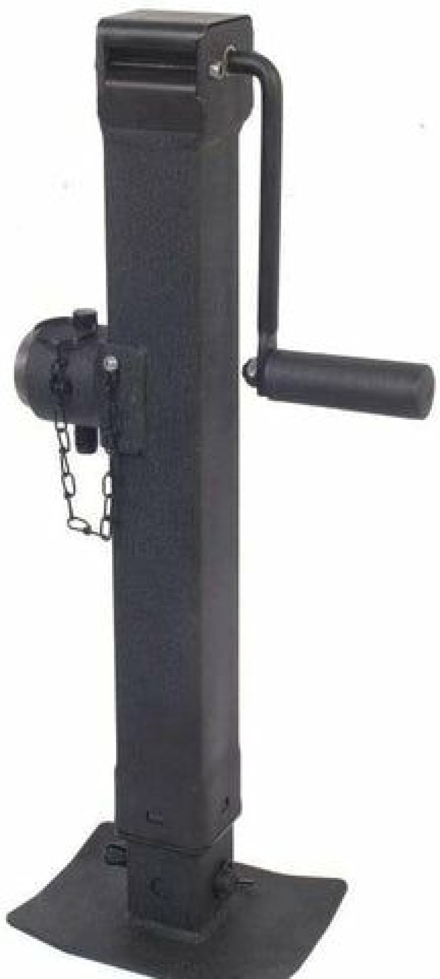 Auto Tools *  | Trailer Valet Blackout Series 7K Side Wind Pipe Mount Jack 15