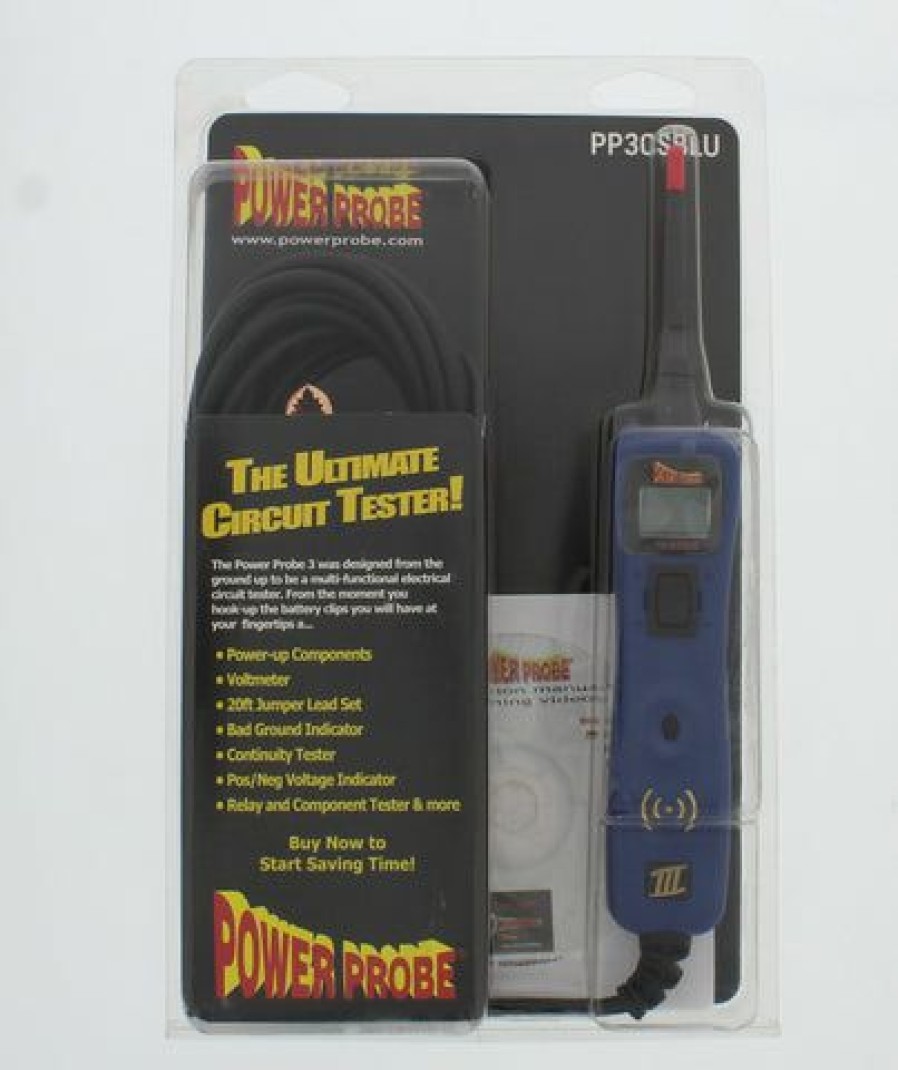 Testers *  | Power Probe 3 Iii Circuit Tester Pp3Cs In Blue Voltmeter