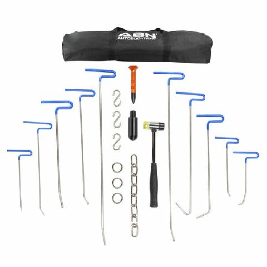 Auto Tools *  | Paintless Dent Repair Rods With Tips 20Pc Repair Dent Removal Tools Abn 825416