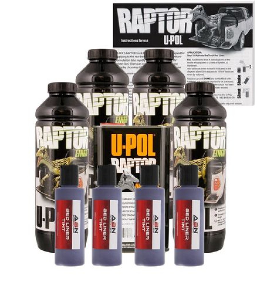 Truck Bed Liner Kits & Products *  | U-Pol Raptor Tintable Bright Purple Bed Liner & Texture, 4 Liters Upol