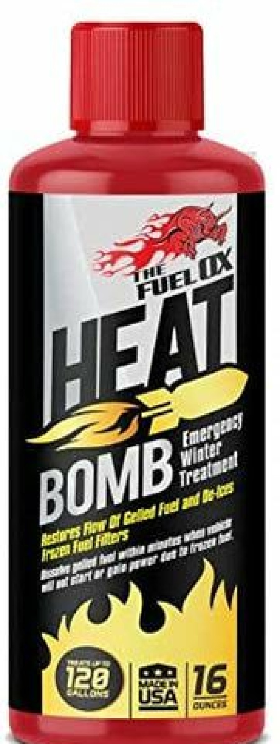 Fuel & Oil Treatment *  | Fuel Ox Heat Emergency Winter Treatment Restores Flow Of Gelled Fuel & De-Ices