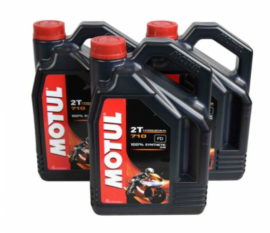 Fuel & Oil Treatment *  | Motul 104035 2T 710 Synthetic Ester 2-Stroke Engine Oil Lubricant 4 Liter 3 Pack