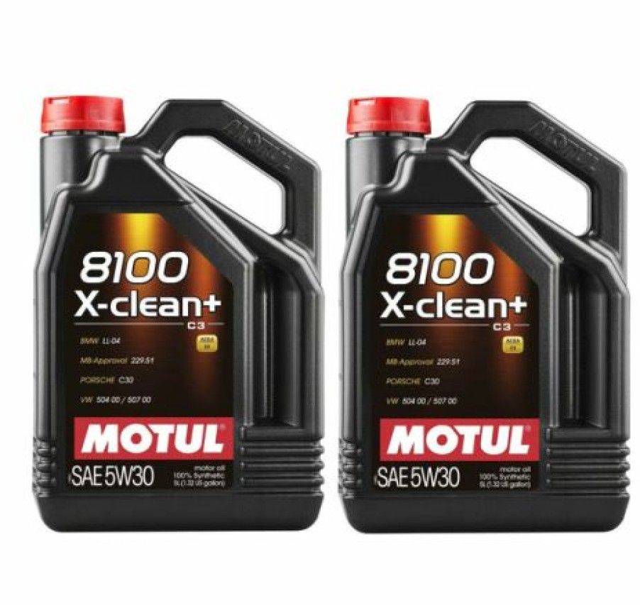 Fuel & Oil Treatment *  | Motul 8100 X-Clean + 5W30 10 Liters Full Synthetic Engine Motor Oil (2 X 5L)