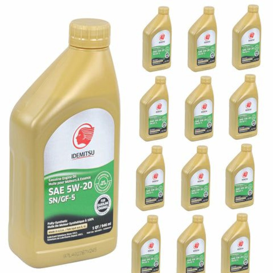 Fuel & Oil Treatment *  | Idemitsu 30010091-75000C020 Full Synthetic 5W-20 Engine Oil (12 Pack)