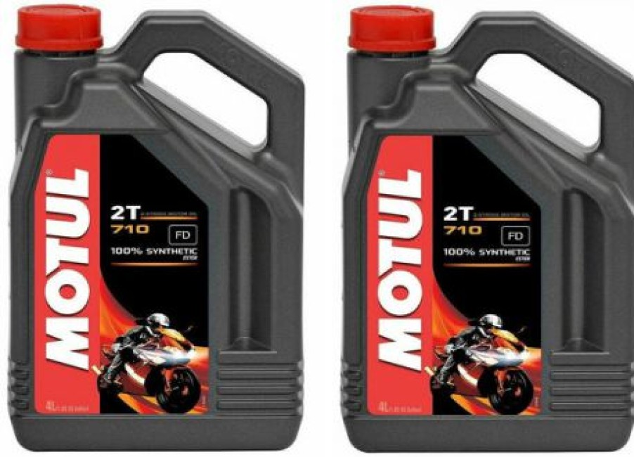 Fuel & Oil Treatment *  | Motul 710-2T Synthetic Injector/Premix 4 Liter Racing 2 Stroke Motorcycle Oil X2