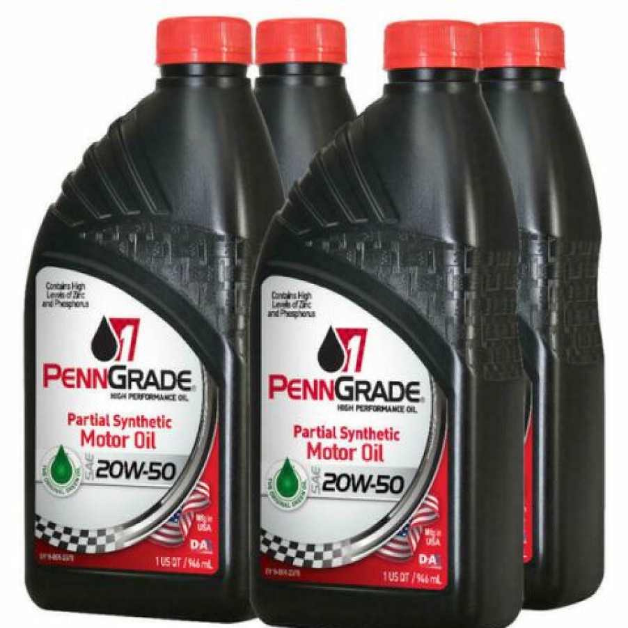 Fuel & Oil Treatment *  | Brad Penn / Penngrade 20W50 1 Semi-Synthetic Engine Oil 71196, 4 Quarts